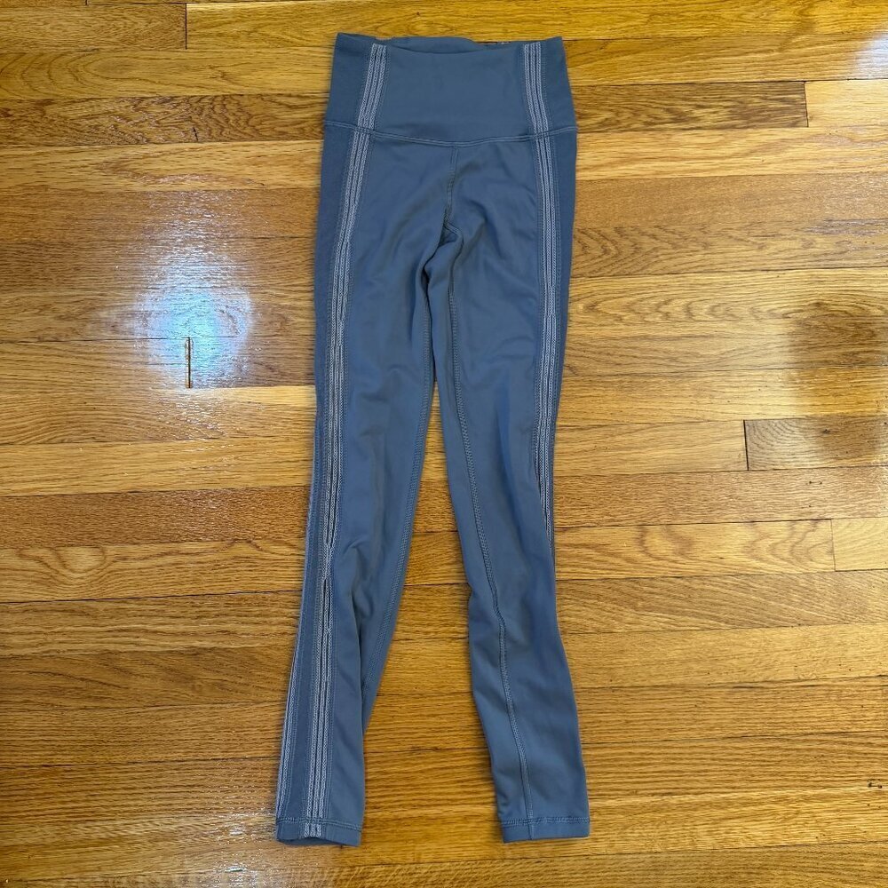 Lululemon Power Lines Pant *28" Titanium / Dark Chrome - Size 2 (28" Leggings)